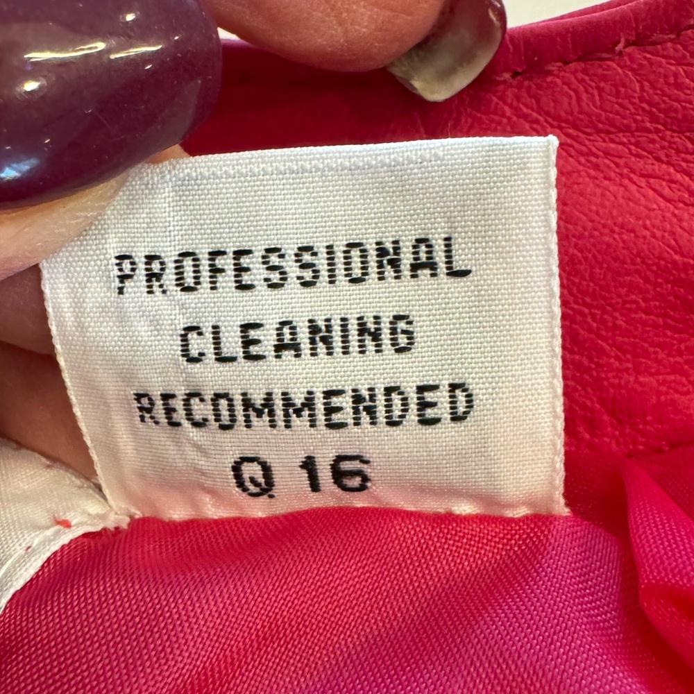 Avon Fashions Vintage Pink Leather Jacket - Picture 10 of 10